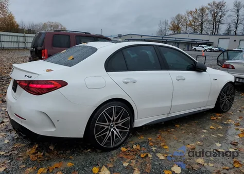 2023 Mercedes-Benz C 43 Amg z USA, uszkodzony, nr VIN W1KAF8HB5PR122906